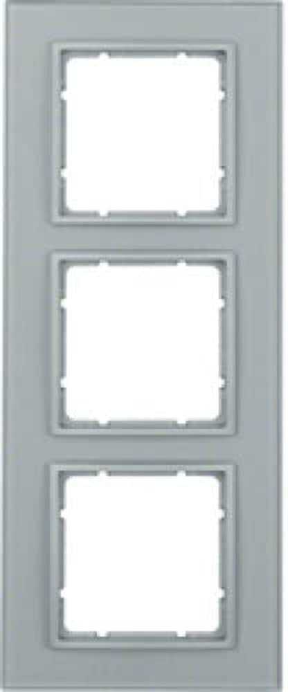 Berker 10136414 Glasrahmen 3fach, B.7, Glas alu/alu matt, lackiert Mesch Shop Berker 10136414 Glasrahmen 3fach, B.7, Glas alu/alu matt, lackiert Mesch Shop